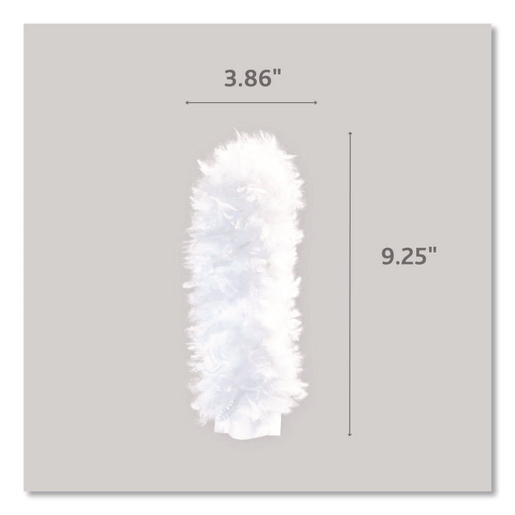 Flex and Catch Duster Heavy-Duty Refills, Polyester, White, 5/Pack