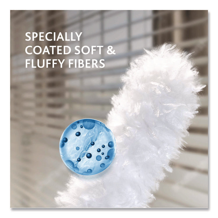 Flex and Catch Duster Heavy-Duty Refills, Polyester, White, 10/Pack