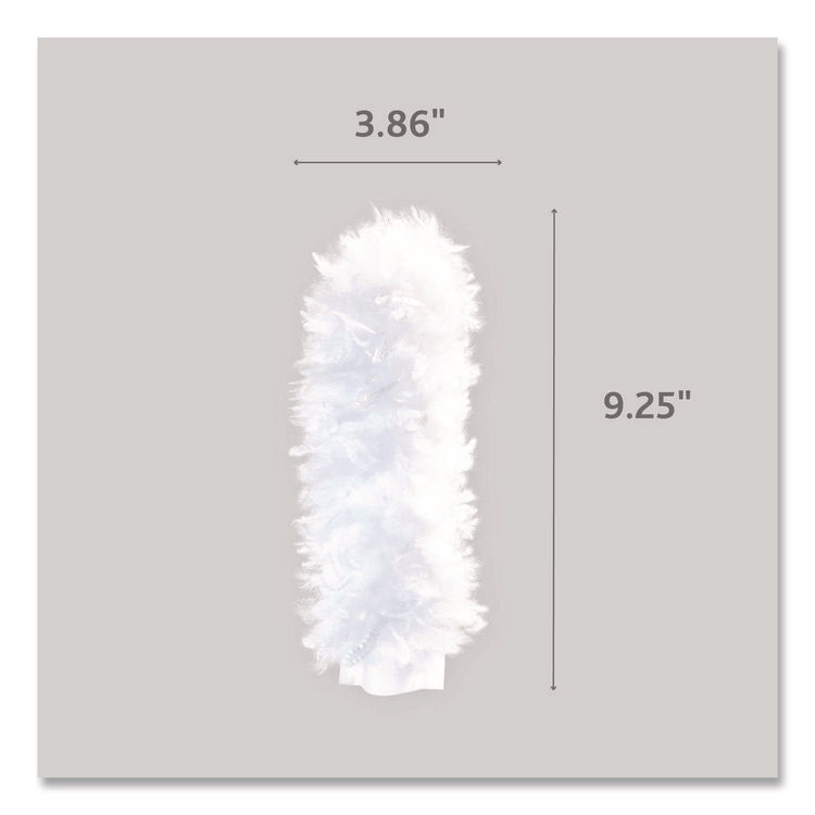 Flex and Catch Duster Heavy-Duty Refills, Polyester, White, 10/Pack