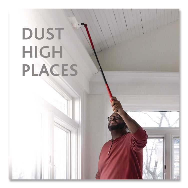 Flex and Catch Heavy-Duty Dusting Kit, 1 Duster Wand and 3 Refills, 6/Carton