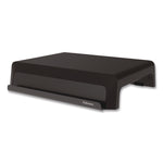 Breyta Monitor Stand, 13.94" x 11.97" x 3.23" to 5.9", Black, Supports 33 lb