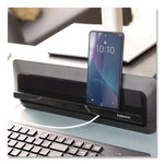 Breyta Monitor Stand, 13.94" x 11.97" x 3.23" to 5.9", Black, Supports 33 lb