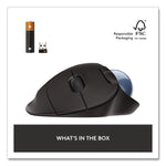 Ergo M575 Trackball, Black, 33 ft, Right Hand Use, Black