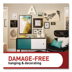 Picture Hanging Strips, X-Large, Removable, Holds up to 20 lbs per 4 Pairs, 8 Pairs/Pack