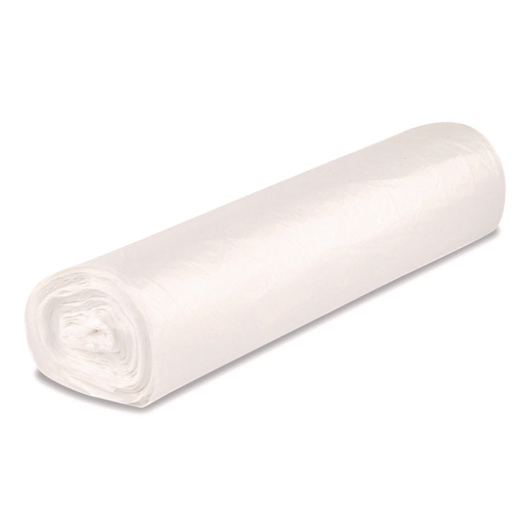 Low Density Can Liners, 16 gal, 0.5 mil, 24 x 32, White, Coreless Roll, 50 Bags/Roll, 10 Rolls/Carton