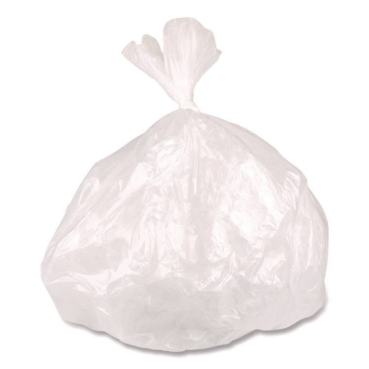 Low Density Can Liners, 16 gal, 0.5 mil, 24 x 32, White, Coreless Roll, 50 Bags/Roll, 10 Rolls/Carton