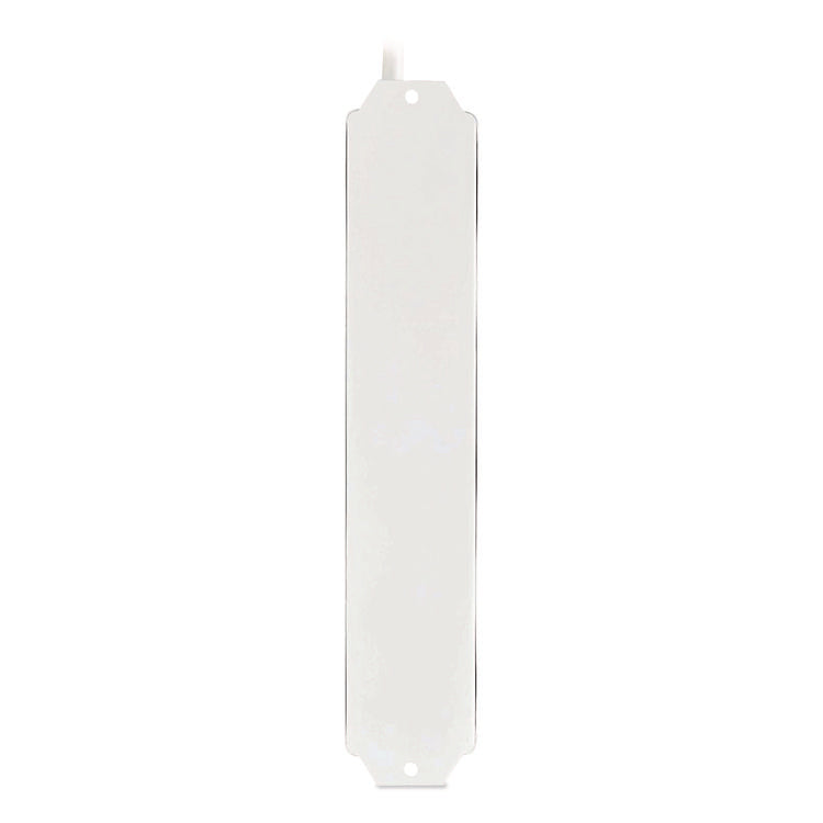 Safe-IT Medical-Grade Power Strip with Antimicrobial Protection, 6 Hospital-Grade Outlets, USB Charging, 2 ft Cord, White
