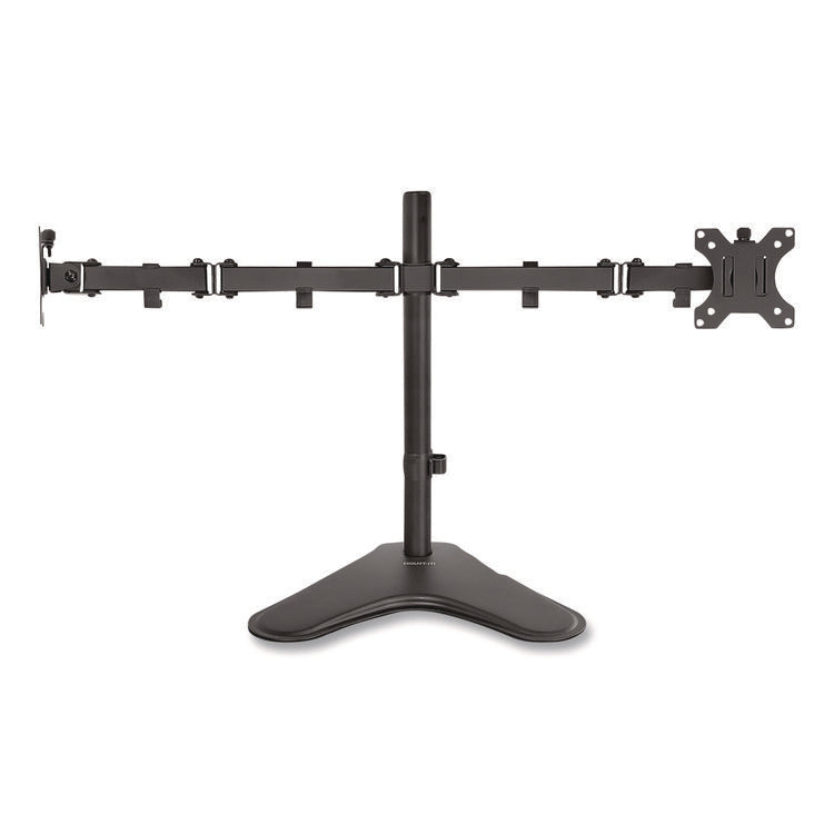 Dual Monitor Desk Stand, For 19" to 32" Monitors, 36.4" x 11" x 18.3", Black, Supports 17.6 lb