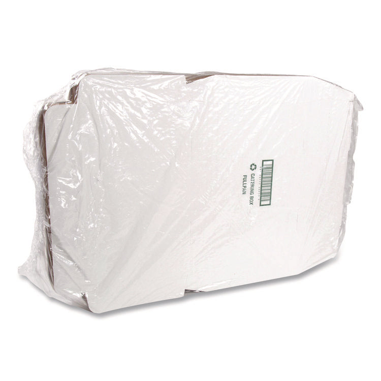 Catering Boxes, 13 x 21 x 3, White, Paper, 50/Carton