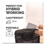 Breyta Laptop Stand, 9.25" x 10.55" x 0.55" to 8", White, Supports Up to 8.8 lbs