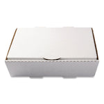 Catering Boxes, 10.88 x 13 x 3, White, Paper, 50/Carton