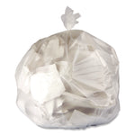 High-Density Can Liners, 16 gal, 8 mic, 24 x 33, Natural, Perforated Roll, 1,000/Carton