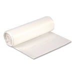 High-Density Can Liners, 16 gal, 8 mic, 24 x 33, Natural, Perforated Roll, 1,000/Carton