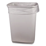 High-Density Can Liners, 16 gal, 8 mic, 24 x 33, Natural, Perforated Roll, 1,000/Carton