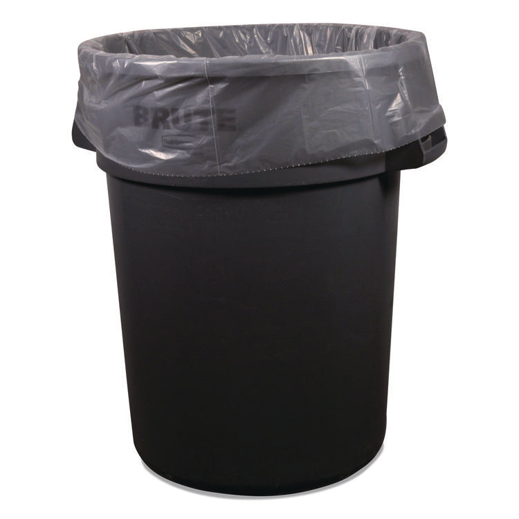 Linear Low-Density Can Liners with Dual-Dispense Box, 55 gal, 1.3 mil, 40" x 53", Clear, 100/Carton