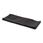 Linear Low Density Can Liners, 56 gal, 1.5 mil, 46' x 50", Black, 100/Carton