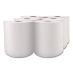 Select Roll Paper Towels, 1-Ply, 7.9" x 800 ft, White, 6 Rolls/Carton