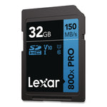 High Performance PRO BLUE Series SDHC Memory Card, UHS-I V10 U1 Class 10, 32 GB, 2/Pack