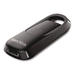 Ultra Slider USB 3.2 Type C Flash Drive, 256 GB, Black