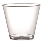 Plastic Tumblers, Squat, 5 oz, Clear, 20 Bag, 25 Bags/Carton