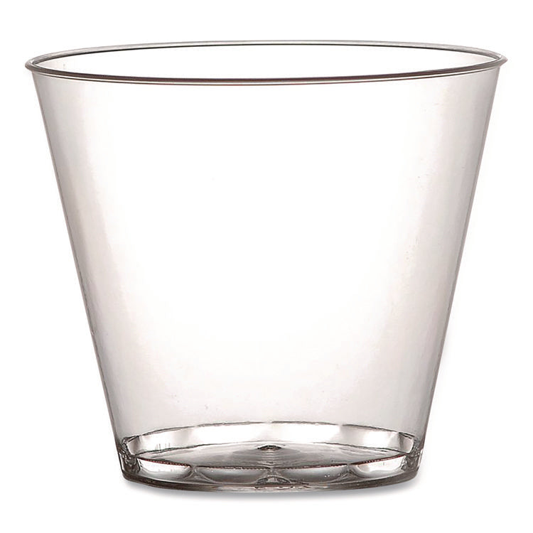 Plastic Tumblers, Squat, 5 oz, Clear, 20 Bag, 25 Bags/Carton