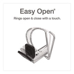 Freestand Easy Open Locking Slant-D Ring Binder, 3 Rings, 5" Capacity, 11 X 8.5, White