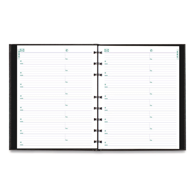 Plan and Link Monthly Planner, 9.25 x 7.25, Black Lizard-Like Faux Leather Cover, 16-Months: Sept 2024 to Dec 2025
