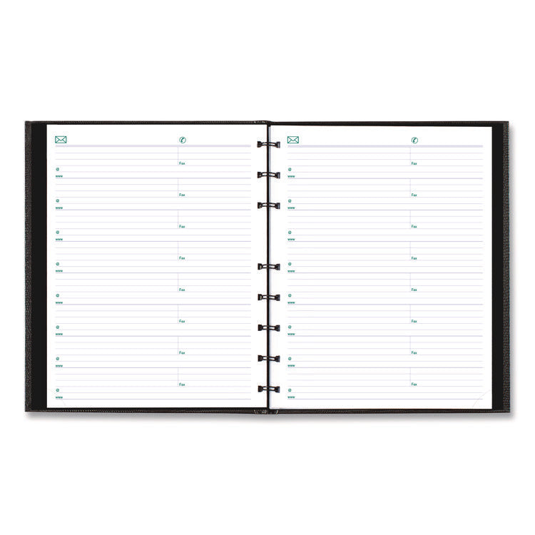Plan and Link Weekly Appointment Planner, 9.25" x 7.25", Black Cover, 12-Month (Jan to Dec): 2025