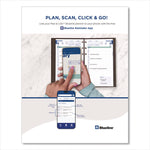 Plan and Link Weekly Appointment Planner, 11" x 9.06", Black Cover, 12-Month (Jan to Dec): 2025