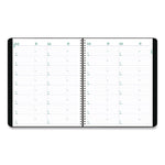 Plan and Link Monthly Planner, 11" x 9.06", Black Cover, 16-Months: Sept 2024 to Dec 2025
