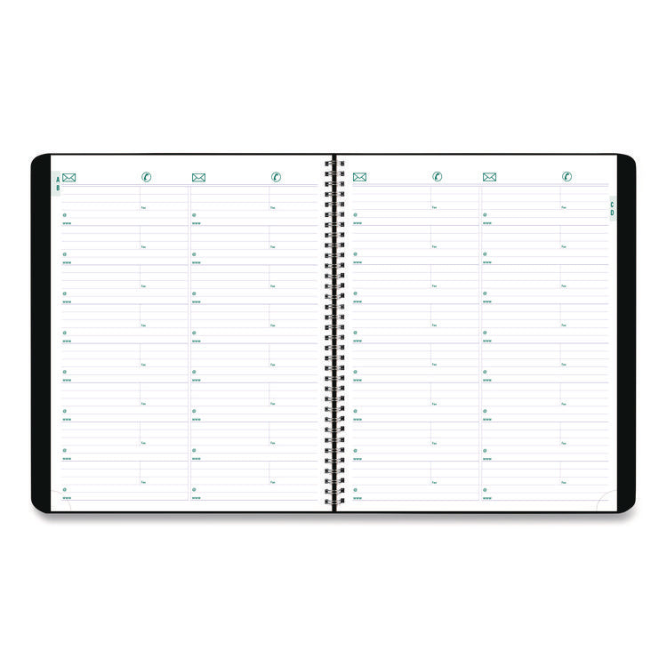 Plan and Link Monthly Planner, 11" x 9.06", Black Cover, 16-Months: Sept 2024 to Dec 2025