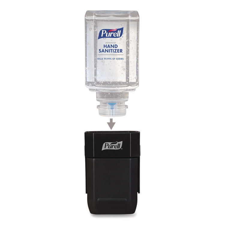 ES1 Hand Sanitizer Dispenser Starter Kit, 450 mL, 3.12 x 5.88 x 5.81, Graphite