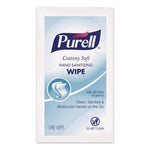 Cottony Soft Individually Wrapped Sanitizing Hand Wipes, 5 x 7, Herbal Scent, White, 480/Carton