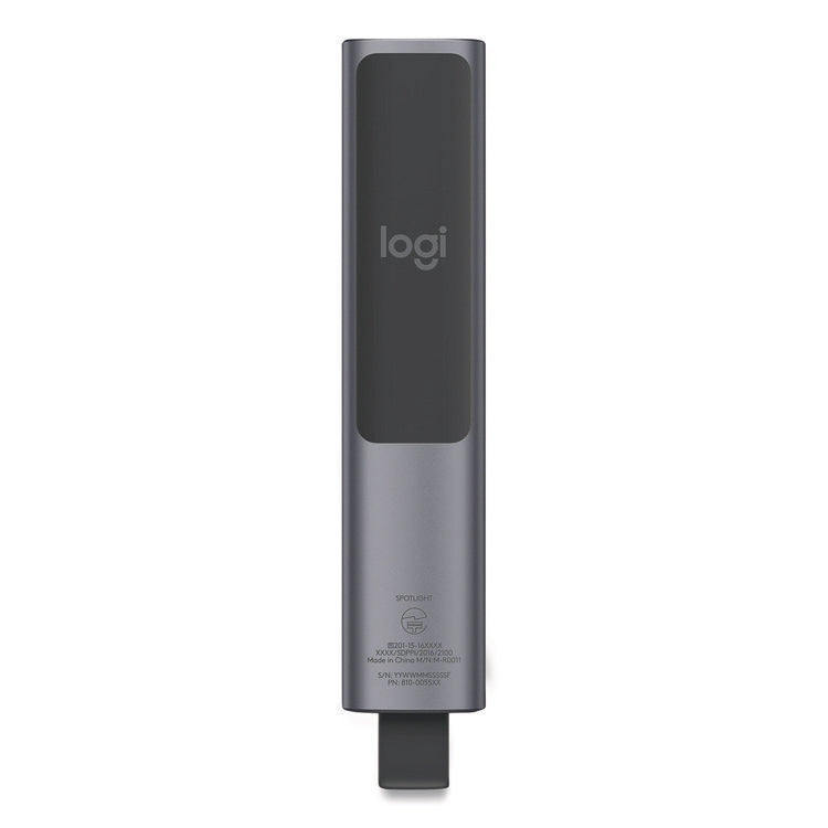 Spotlight Presentation Remote, Projects 100 ft, Slate