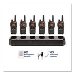 Biztalk Two-Way Business Radio Bundle, 36 Channels, 6/Pack
