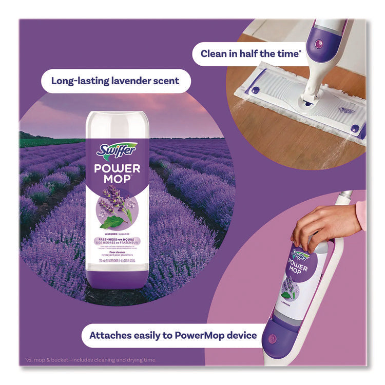 PowerMop Refill Cleaning Solution, Lavender Scent, 25.3 oz Refill Bottle, 2/Pack