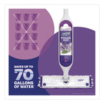 PowerMop Cleaning Solution and Pads Refill Pack, Lavender, 25.3 oz Bottle and 5 Pads/Pack