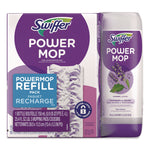 PowerMop Cleaning Solution and Pads Refill Pack, Lavender, 25.3 oz Bottle and 5 Pads/Pack