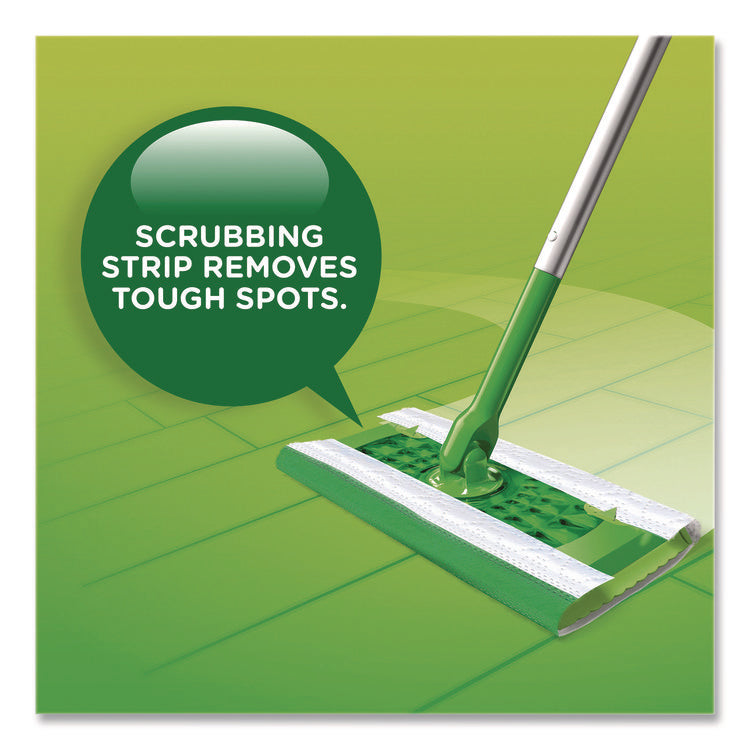 Sweeper TRAP + LOCK Wet Mop Cloth, 8 x 10, White, Lavender Scent, 24/Pack