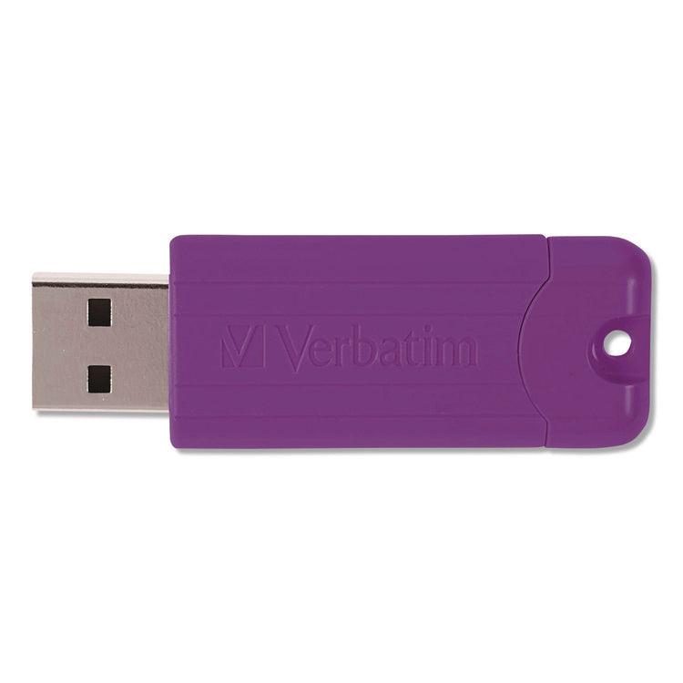 PinStripe USB 3.0 Flash Drive, 16 GB, Assorted Colors, 5/Pack