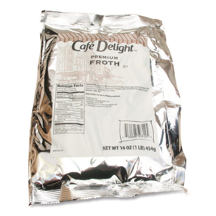 Frothy Topping, 16 oz Packet, 12/Carton