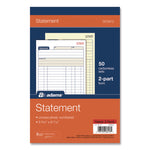 Multipart Statement Pad, Two-Part Carbonless, 5.56 x 7.94, 50 Sets/Pad, 3 Pads/PK