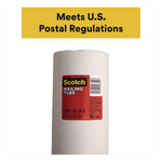 Mailing Tube, 48" Long, 4" Diameter, White, 12/Carton