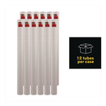 Mailing Tube, 48" Long, 4" Diameter, White, 12/Carton