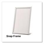 Poster Frame, Aluminum, 17 x 11 Insert, Silver