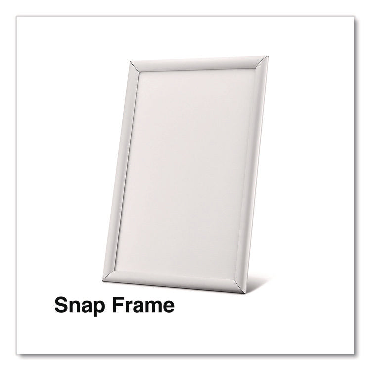 Poster Frame, Aluminum, 17 x 11 Insert, Silver