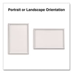 Poster Frame, Aluminum, 17 x 11 Insert, Silver