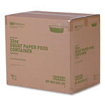 GreenStripe Paper Food Containers, 7.28" dia x, 2.48", White, 300/Carton