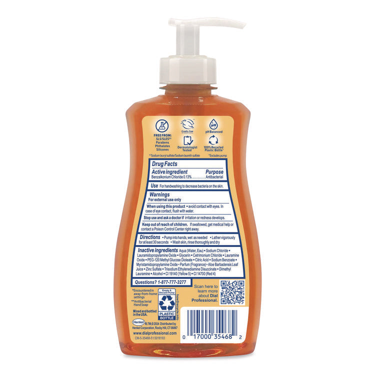 Antibacterial Defense Gold Hand Soap + Aloe, Original, 11 oz Pump Bottle, 12/Carton