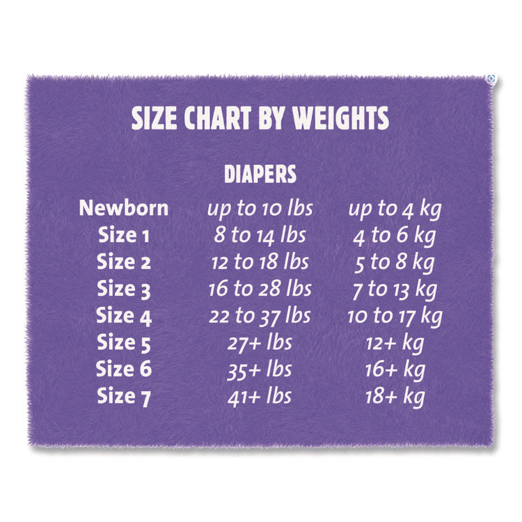 Premium Jumbo Diapers, Size 4, 22 Lbs To 37 Lbs, 124/carton